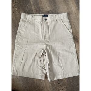 NWT Children's Place Boys Khaki Shorts Chino Flat Front School Uniform Adjustabl